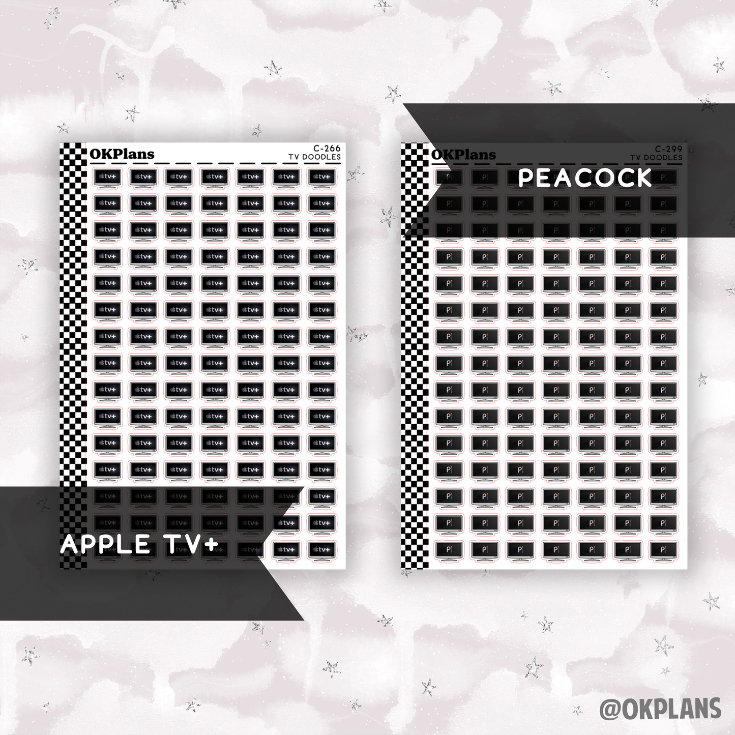TV Doodles // Printable // Doodle