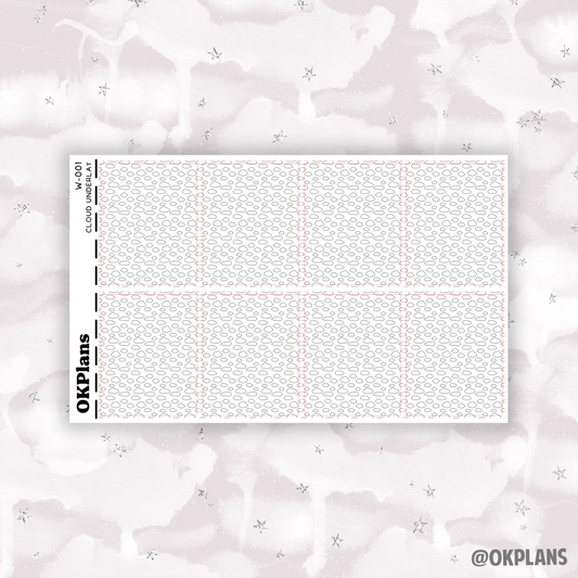 Cloud Underlay // W-001 // Foiled