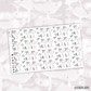 Paper Planes Underlay // W-018 // Foiled