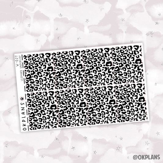 Leopard Underlay // W-027 // Foiled