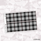 Plaid Underlays // W-028 // Foiled