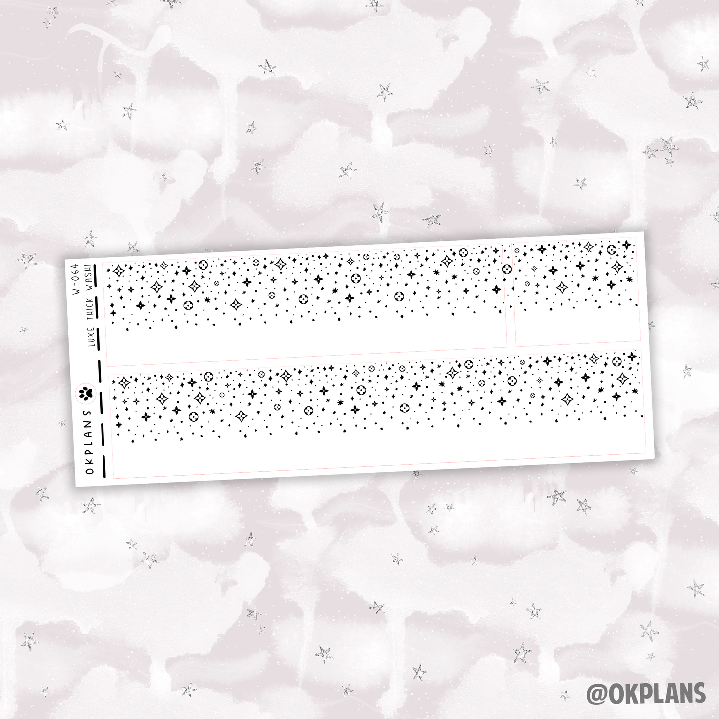 Luxe Confetti // W-064 // Thick Washi Overlay