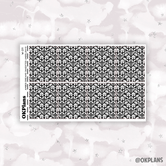 Amber Dreams Inverted Underlays // W-211 // Foiled