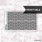 Amber Dreams Inverted Underlays // Printable // W-211 // Foiled