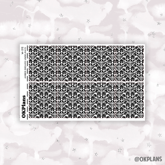 Amber Dreams Underlays // W-212 // Foiled