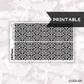 Amber Dreams Underlays // Printable // W-212 // Foiled