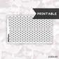 Stripe Bows Underlays // Printable // W-214 // Foiled