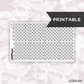 Hearts + Bows Underlays // Printable // W-215 // Foiled