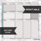 Weather Icons // Printable // Functional