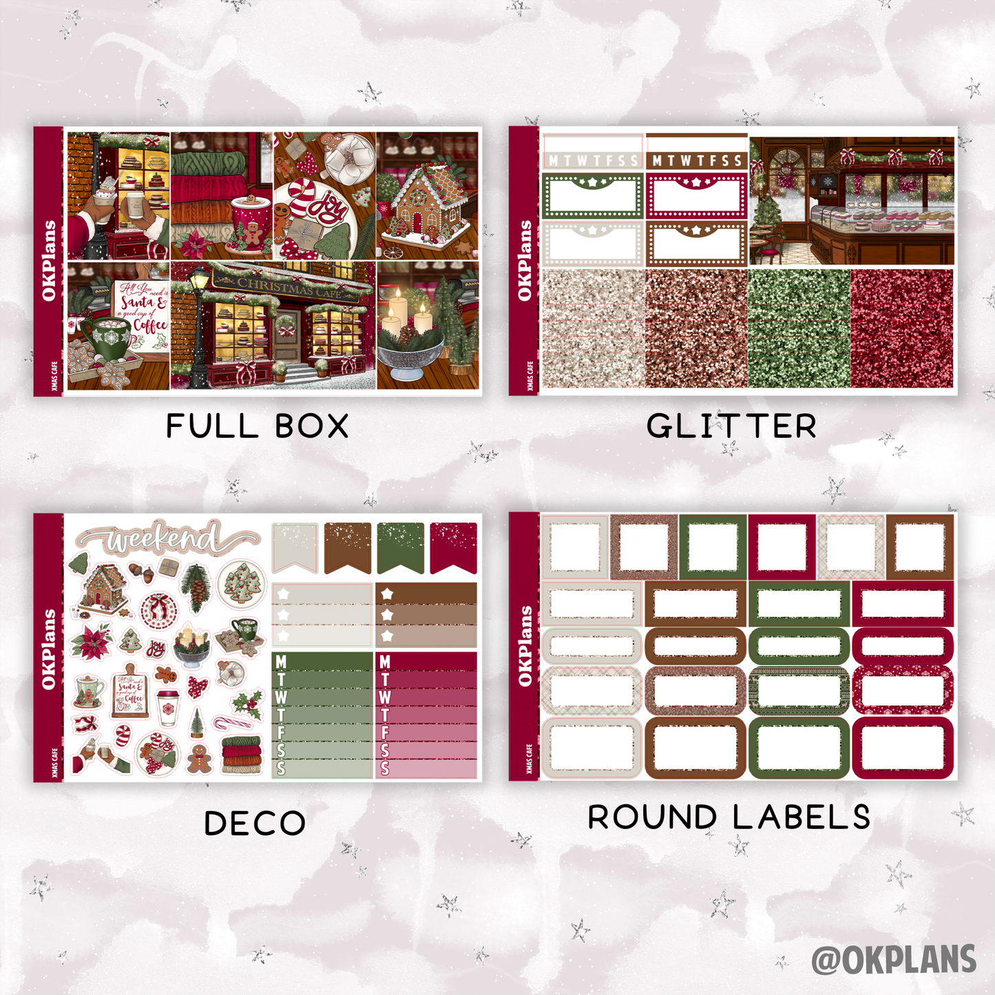 Xmas Cafe // Printable // Weekly Kit
