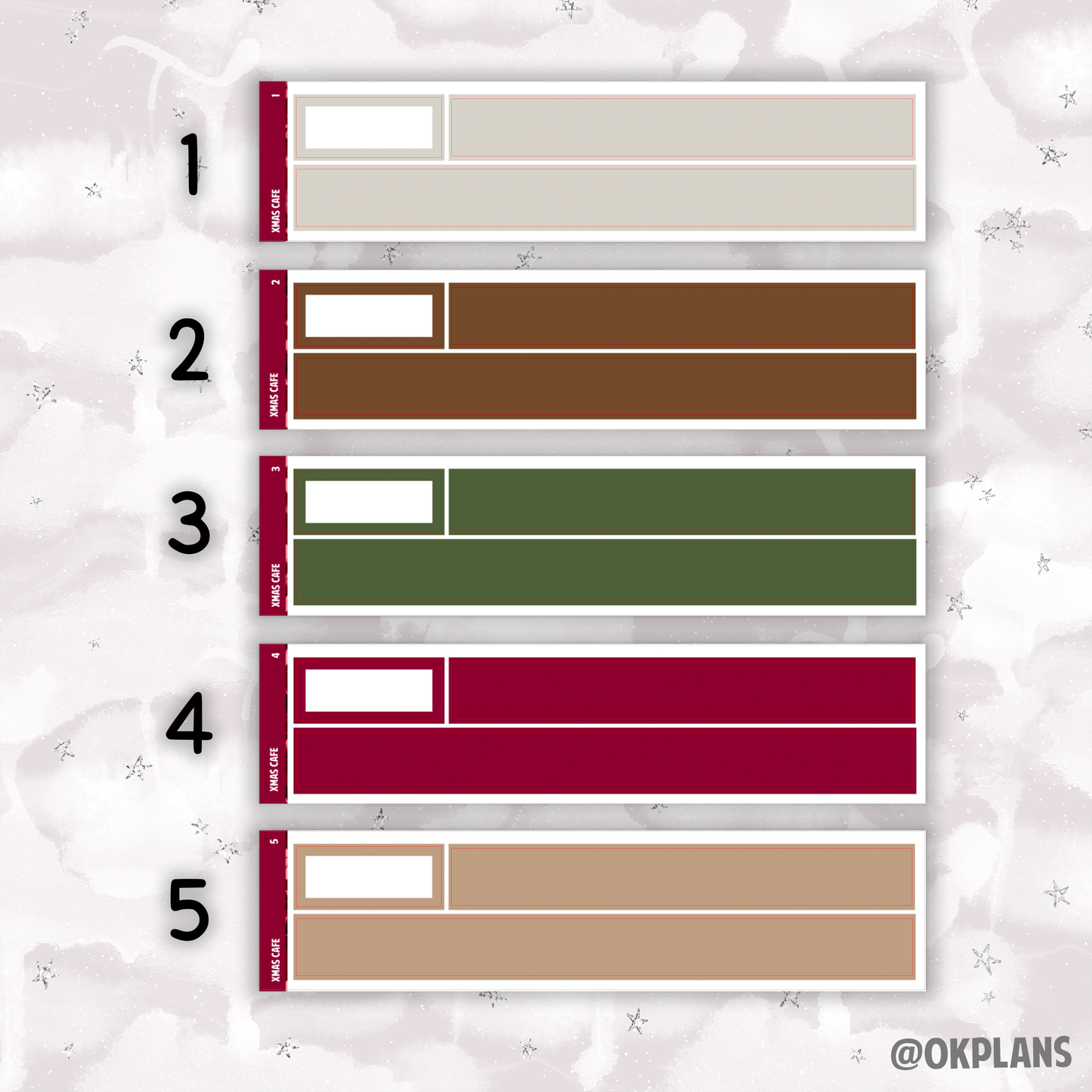 Xmas Cafe // Printable // Weekly Kit