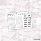 Monday Start Calendar 2023 // 0021 // Bullet Journal