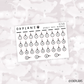 Bauble Date Numbers // 0268 // Foiled Functional