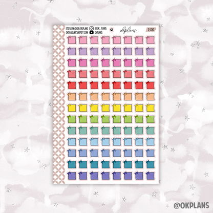 Mini Sticky Note // Multicolor Functional