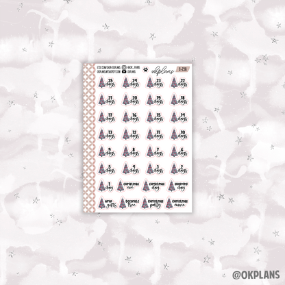 Christmas Countdown // Functional Doodle