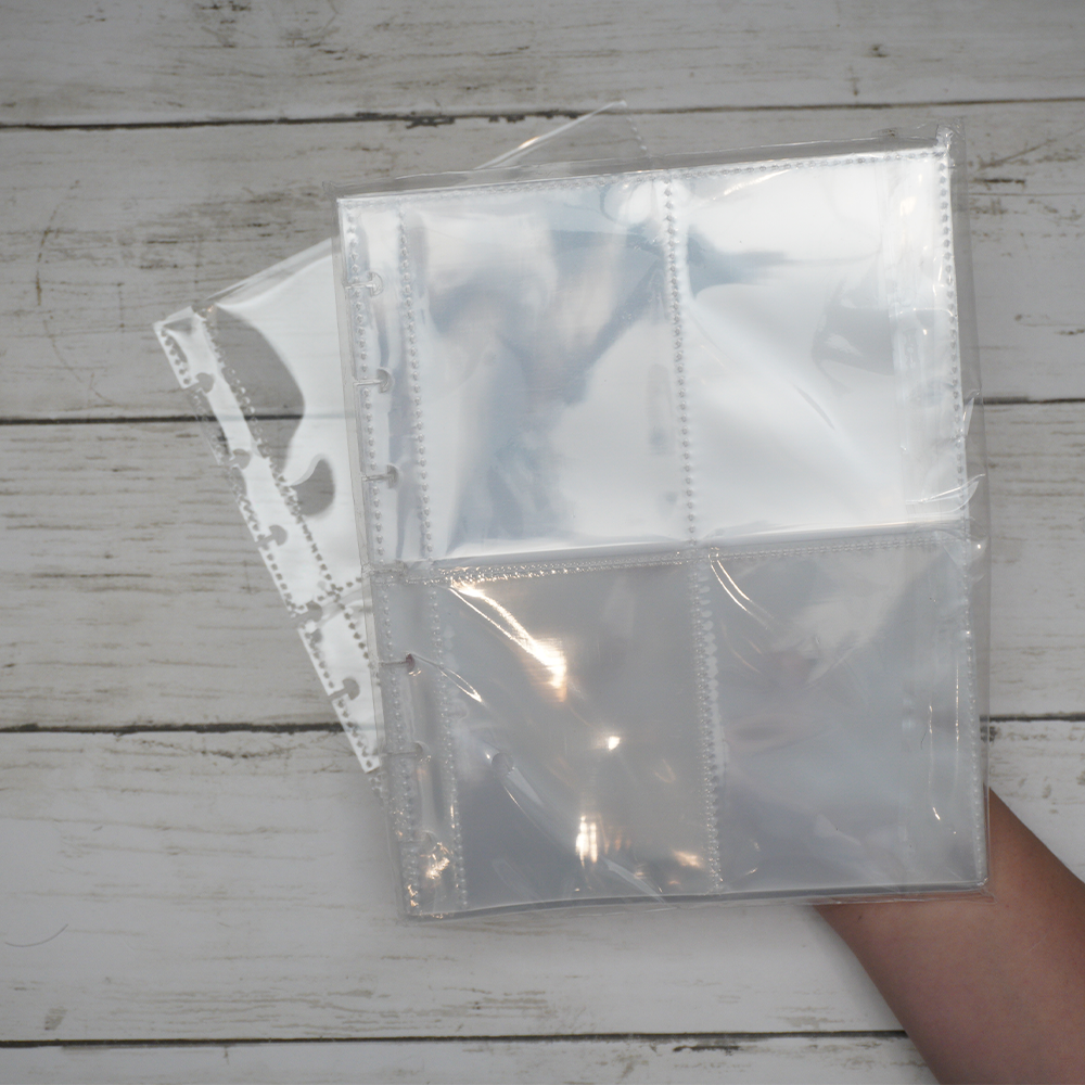 4-Pocket Refill Pack for Disc Album Sticker Storage