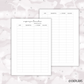 Expense Tracker // Digital Download // A7/Pocket Sized
