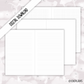 Half Letter Dot Grid Lined Paper // Digital Download //  Writing Paper, Study Note Template, Lecture Notes Taking