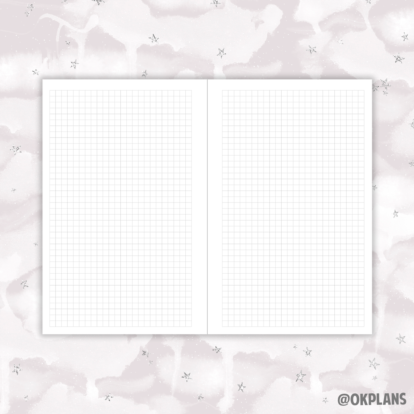 Half Letter Dot Grid Lined Paper // Digital Download //  Writing Paper, Study Note Template, Lecture Notes Taking
