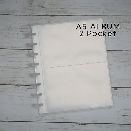 A5 // 2-Pocket Sticker Storage Disc Album Starter Pack