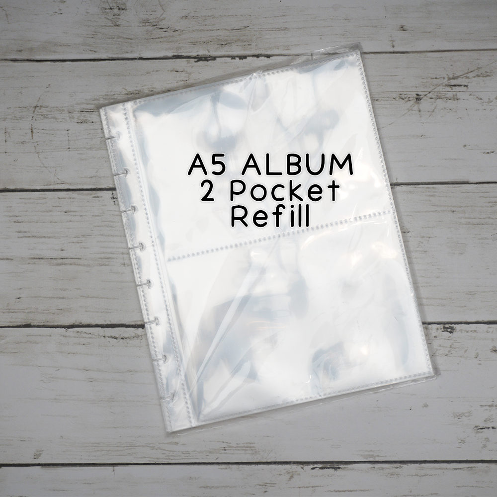 A5 // 2-Pocket Refill Pack for Disc Album Sticker Storage