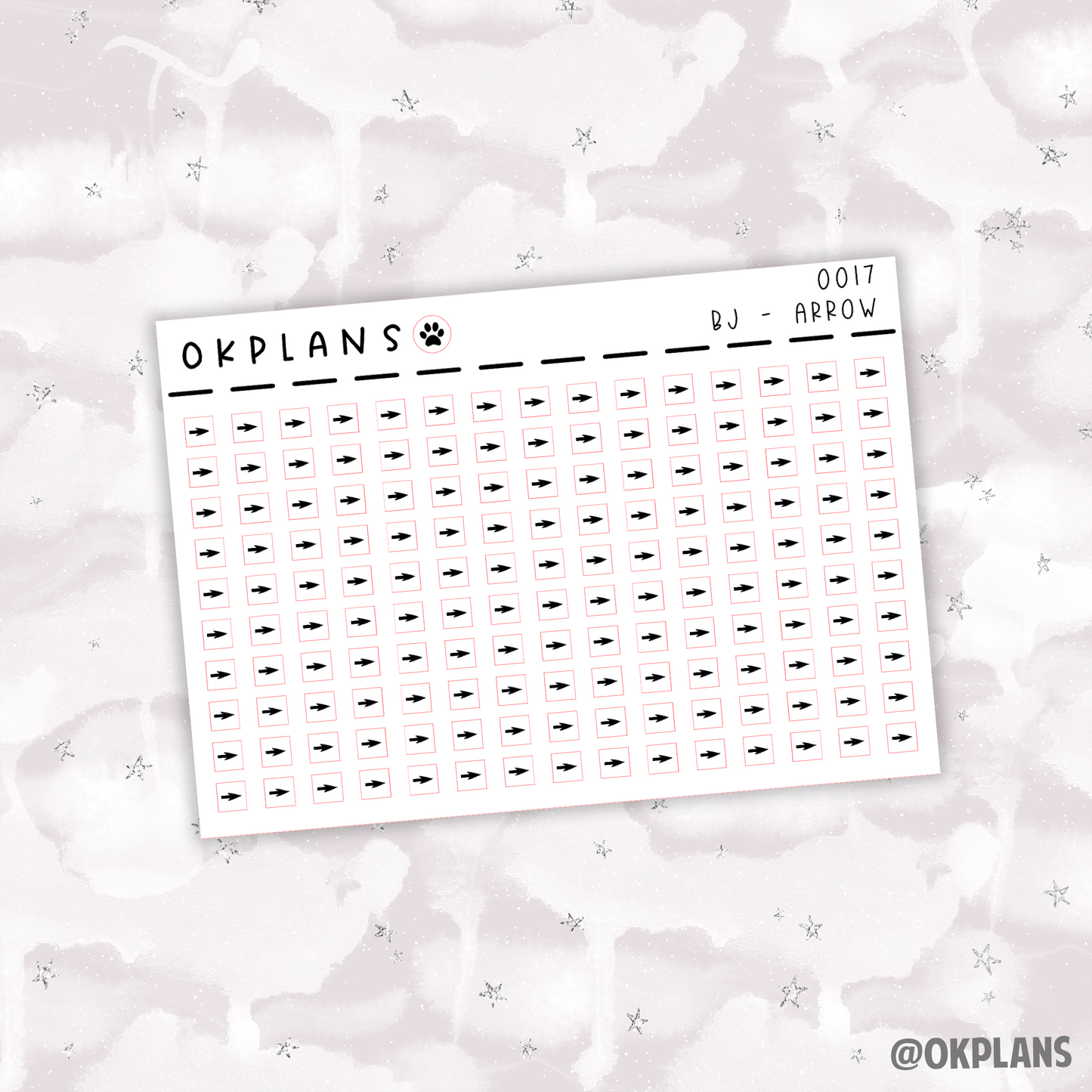 Arrow Icon // 0017 // Bullet Journal
