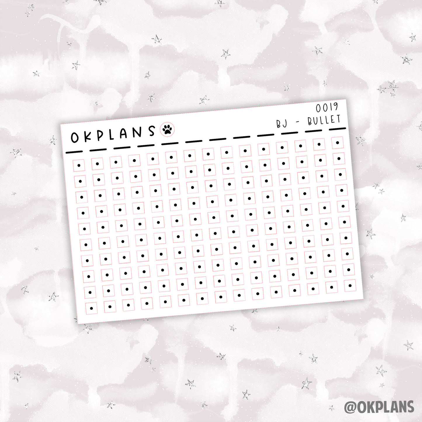 Bullet Icon // 0019 // Bullet Journal