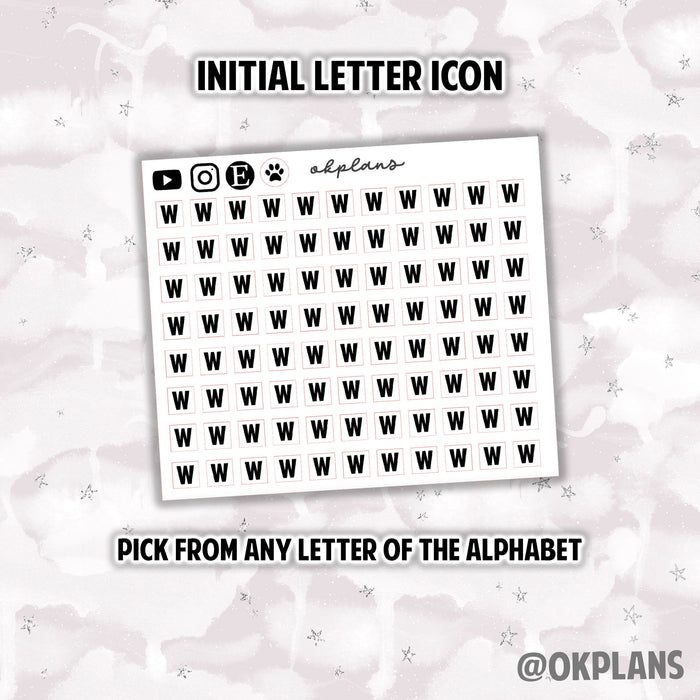 CUSTOM Initial Letter // Foiled