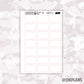 1 Hour 1.5 inch Dashed Label // EC A5 Daily Duo