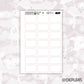 2 Hour 1.5 inch Dashed Label // EC A5 Daily Duo