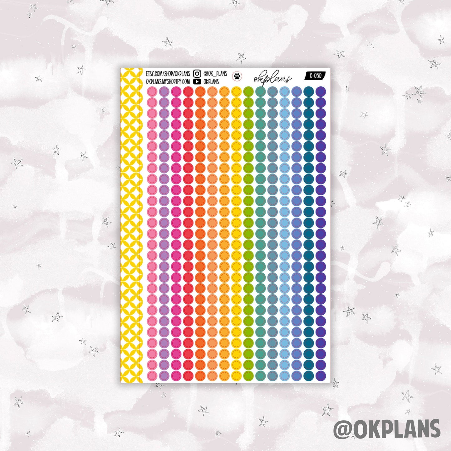 Multicolor Dots // A5 Slim Sheet
