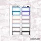 2 HOUR Wide Appointment Label // EC A5 Daily Duo