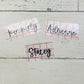 Vinyl Name Decal // Black Vinyl only