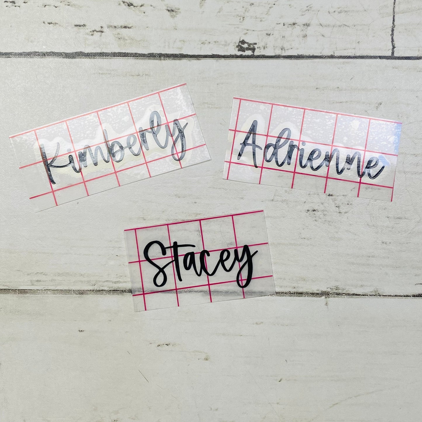 Vinyl Name Decal // Black Vinyl only