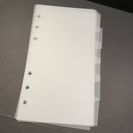 Side Planner Tab Dividers // Pick A Size