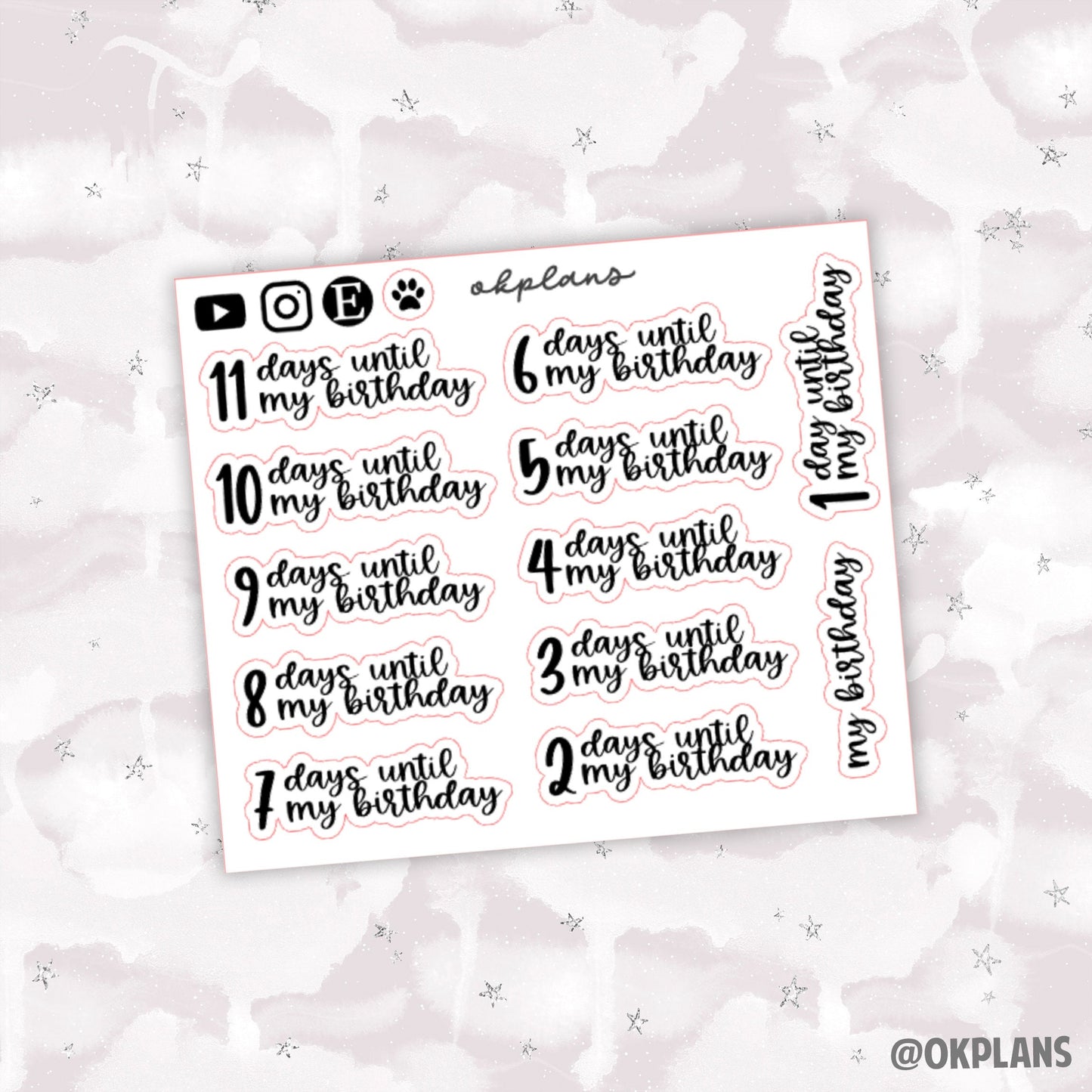My Birthday // 0188 // Countdown