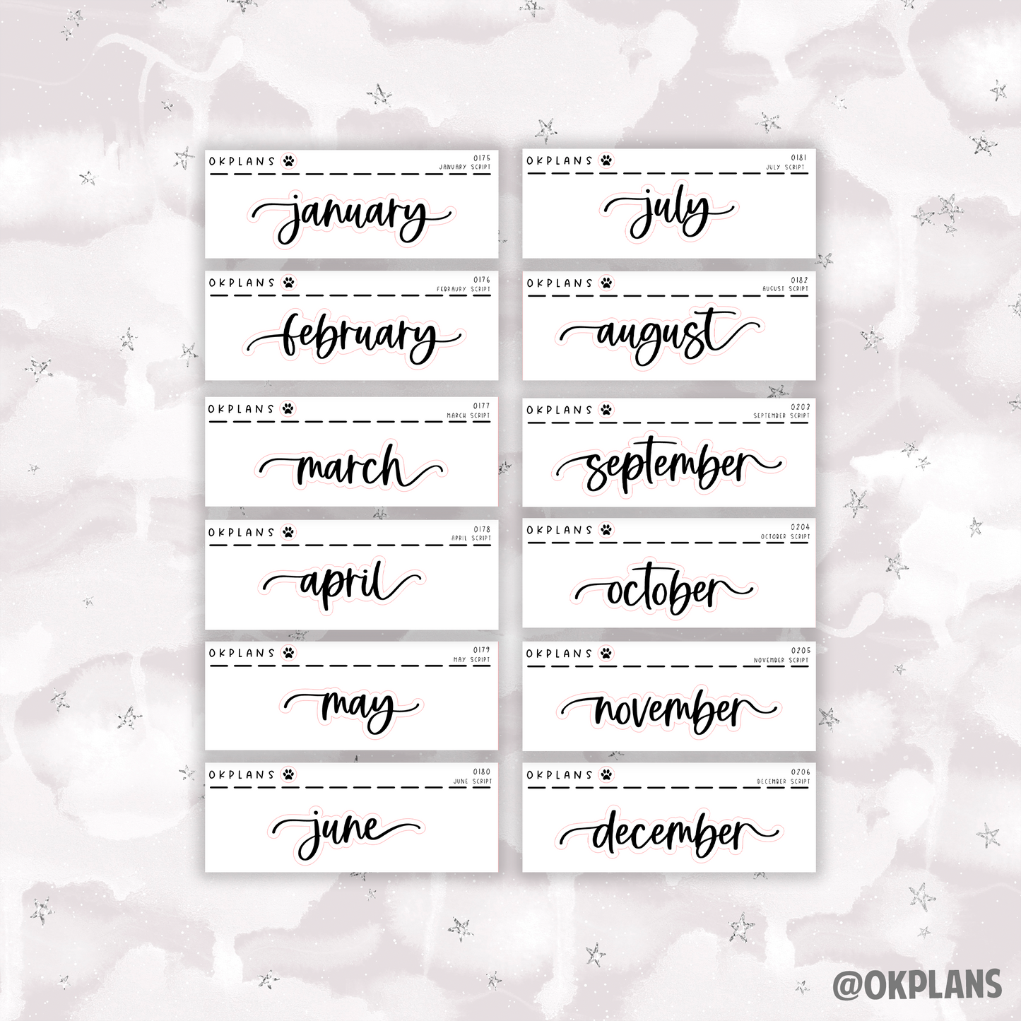 Monthly // Foiled Scripts