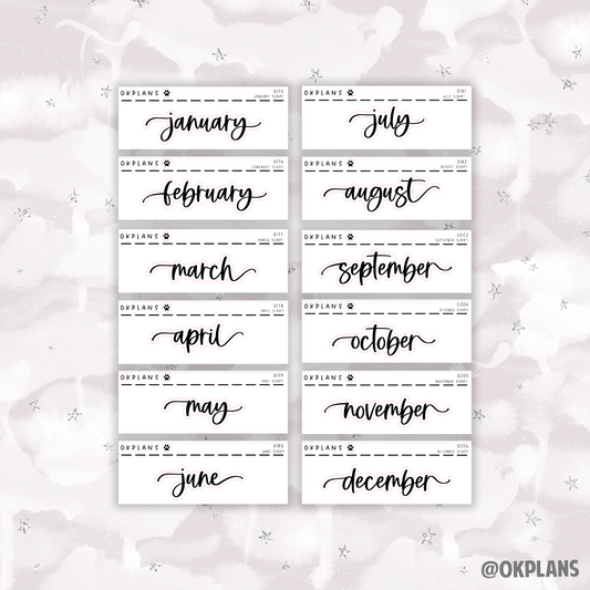 Monthly // Foiled Scripts