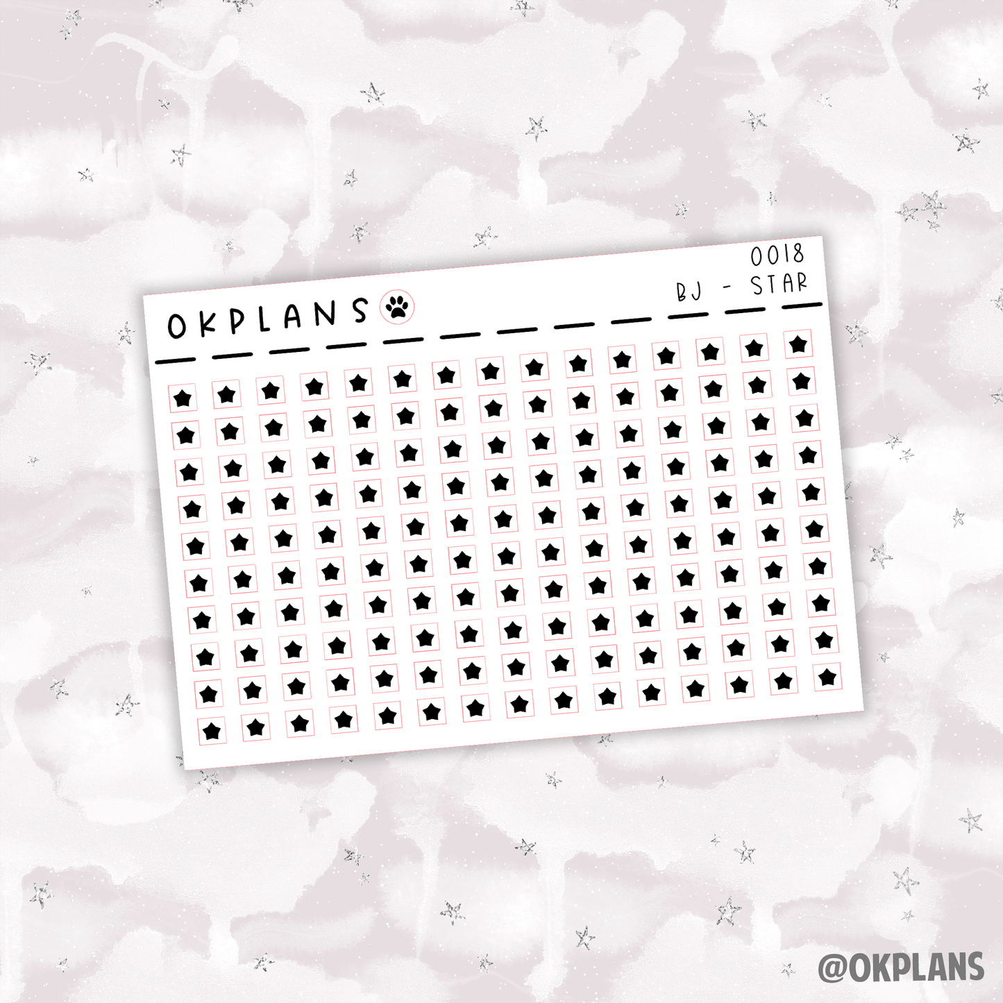Star Icon // 0018 // Bullet Journal