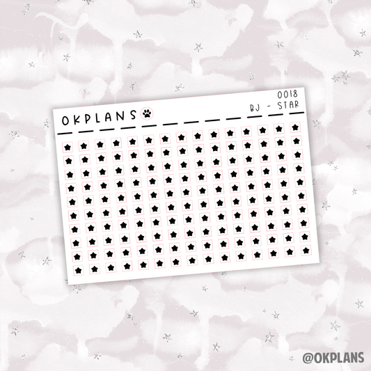 Star Icon // 0018 // Bullet Journal
