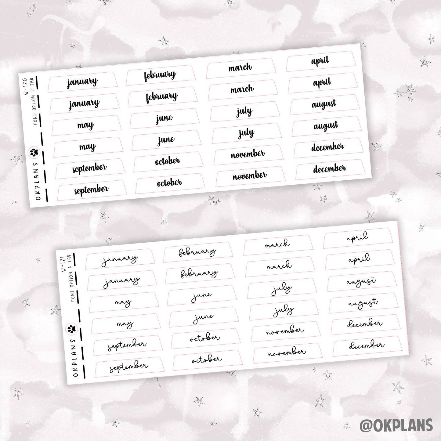 Tabs // For OKPLANS Planner ONLY