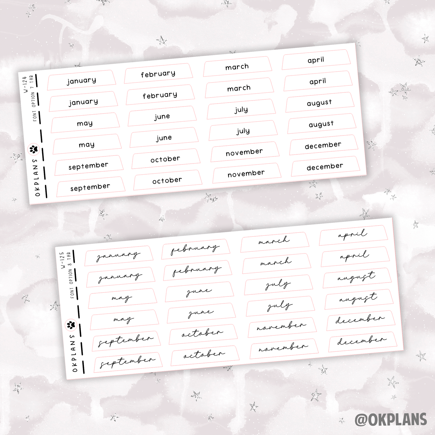 Tabs // For OKPLANS Planner ONLY