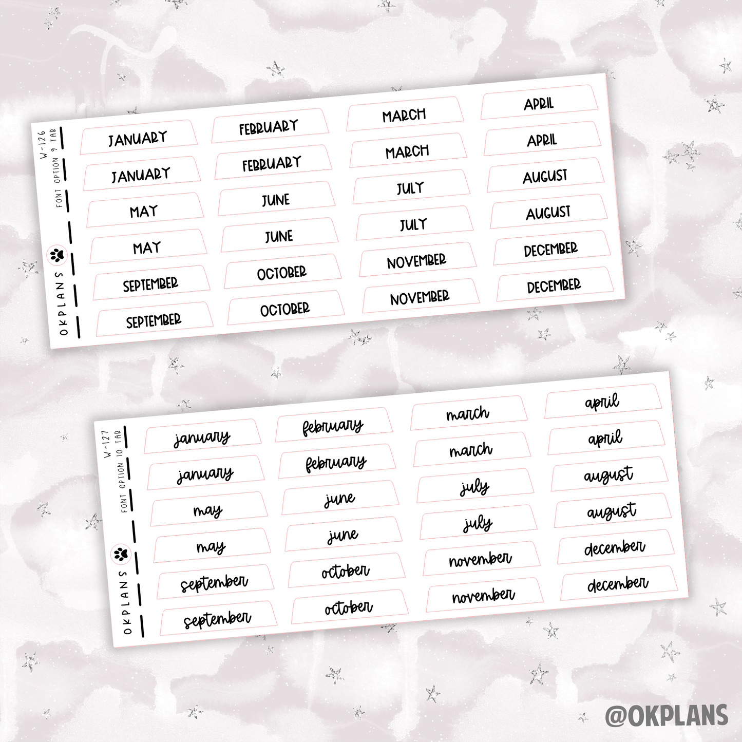 Tabs // For OKPLANS Planner ONLY