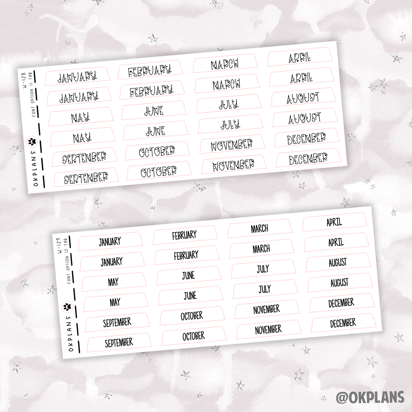 Tabs // For OKPLANS Planner ONLY