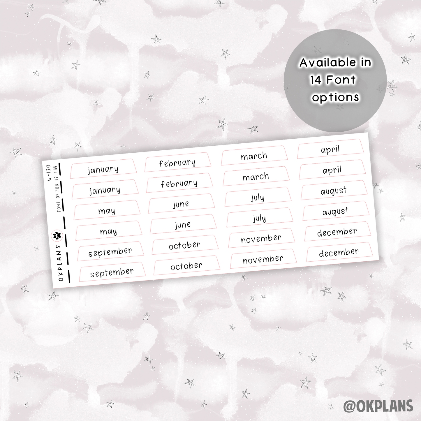 Tabs // For OKPLANS Planner ONLY