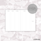 Quarterly Undated Vertical Planner // A5 Traveler's Notebook